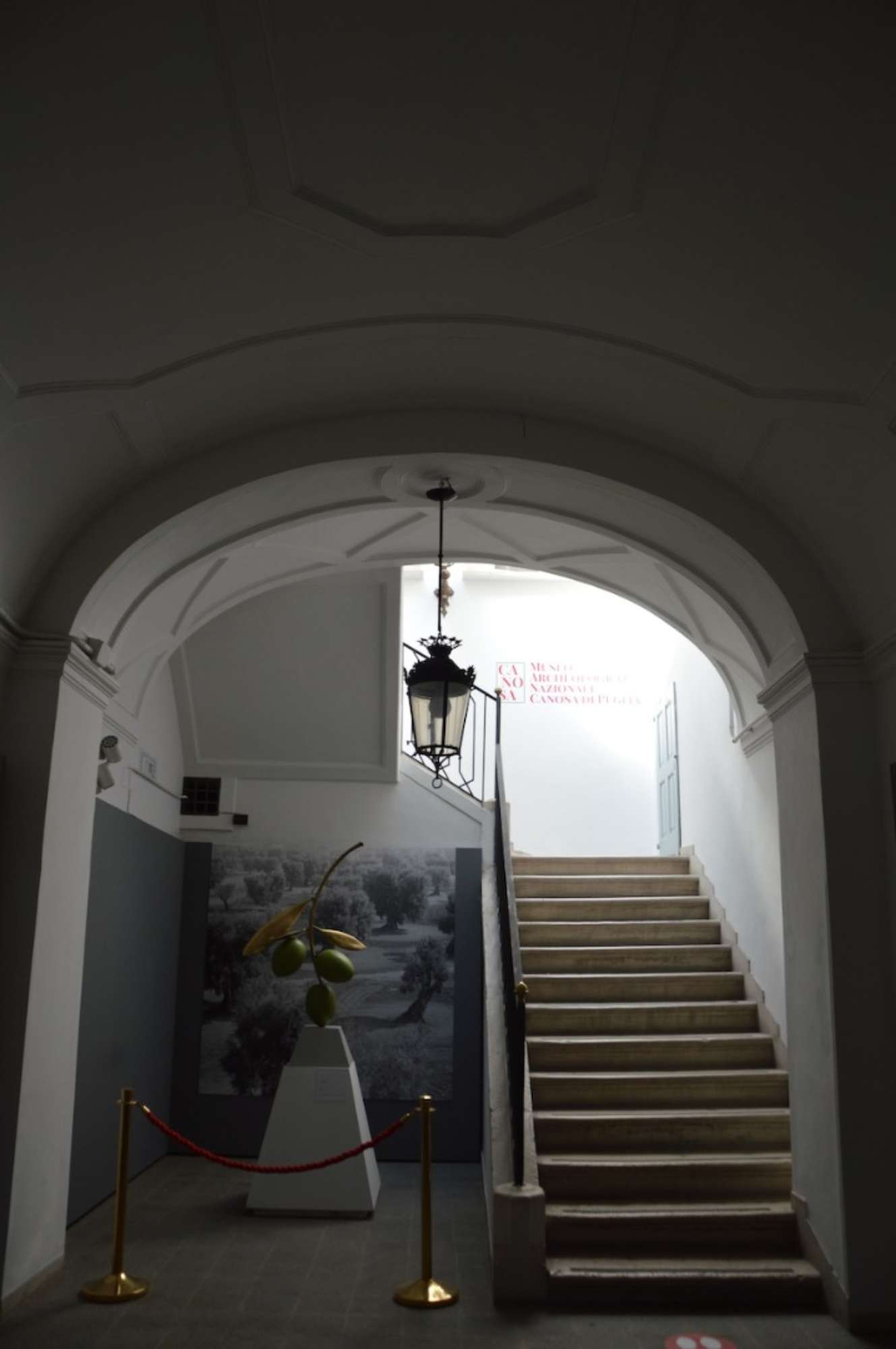 scalinata di accesso